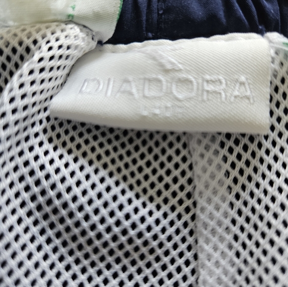 Vintage Diadora Womens Medium Track Pants Blue Pockets Zipper at Ankle Lined - Picture 8 of 10